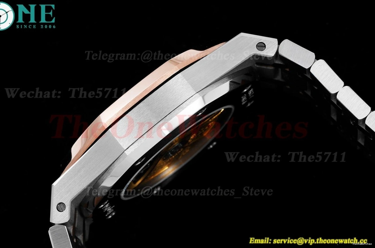 Oak RG 15400 Royal A3120 Textured White 41mm BF SS Dial 1218